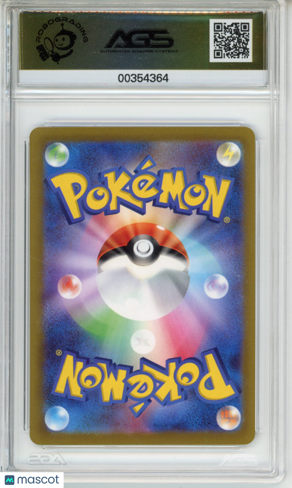 2022 Pokemon Incandescent Arcana Mewtwo #035 AGS 9.5