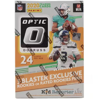 2020 Panini Donruss Optic Football 6-Pack Blaster Box (Pink Parallels)