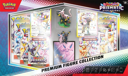 Prismatic Evolutions Premium Figure Collection - SV: Prismatic Evolutions Case 6 Count ~Vault~