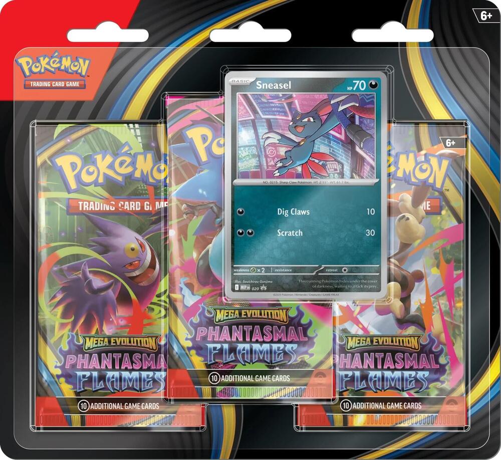 Phantasmal Flames 3 Pack Blister (Sneasel)