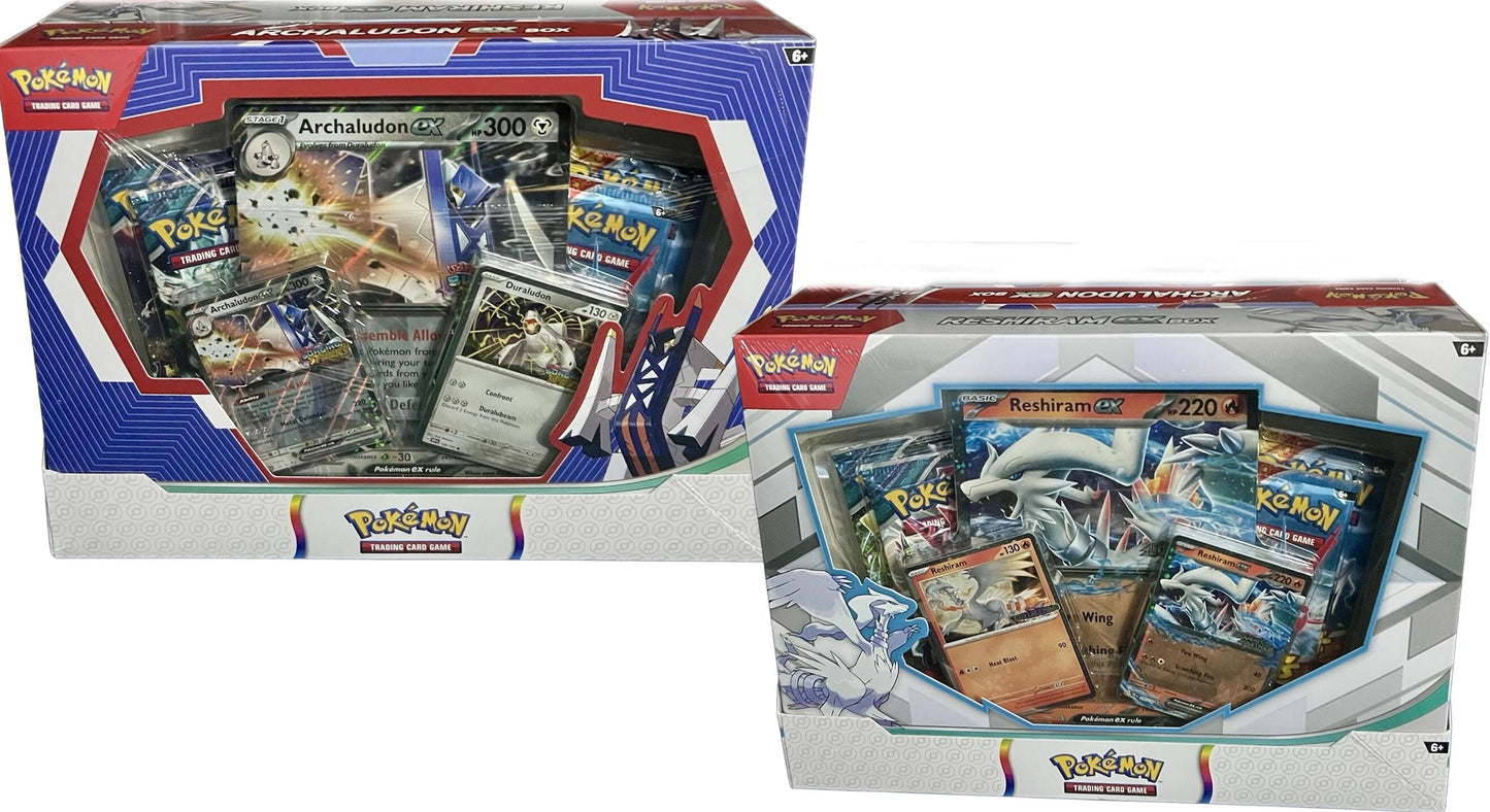 Reshiram & Archaludon ex Box [Set of 2] [MCAP]
