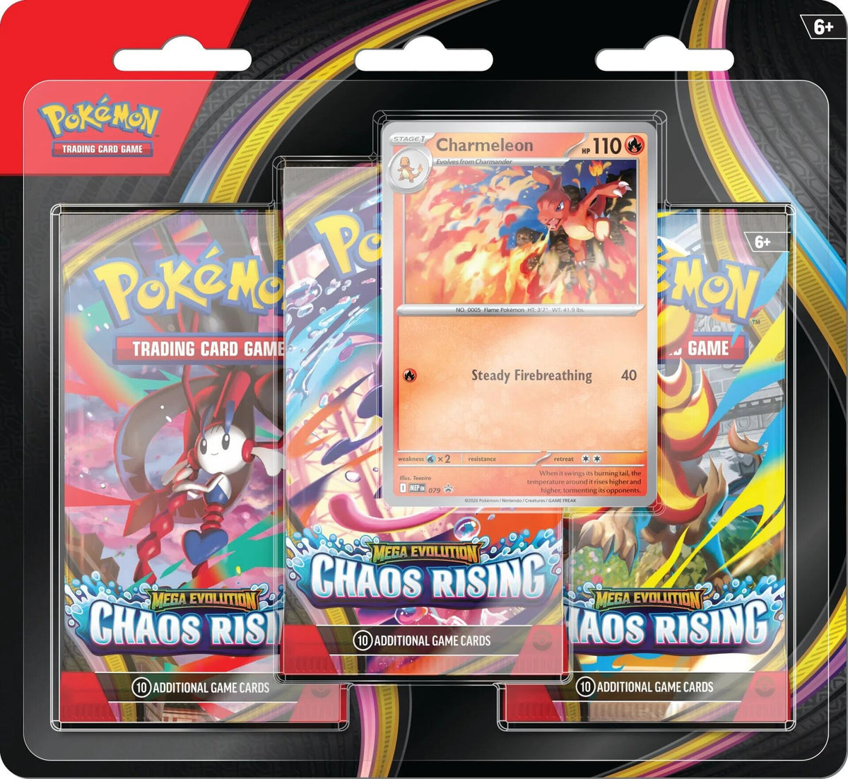 Chaos Rising 3-Pack Blister [Charmeleon] [CRI - 3]