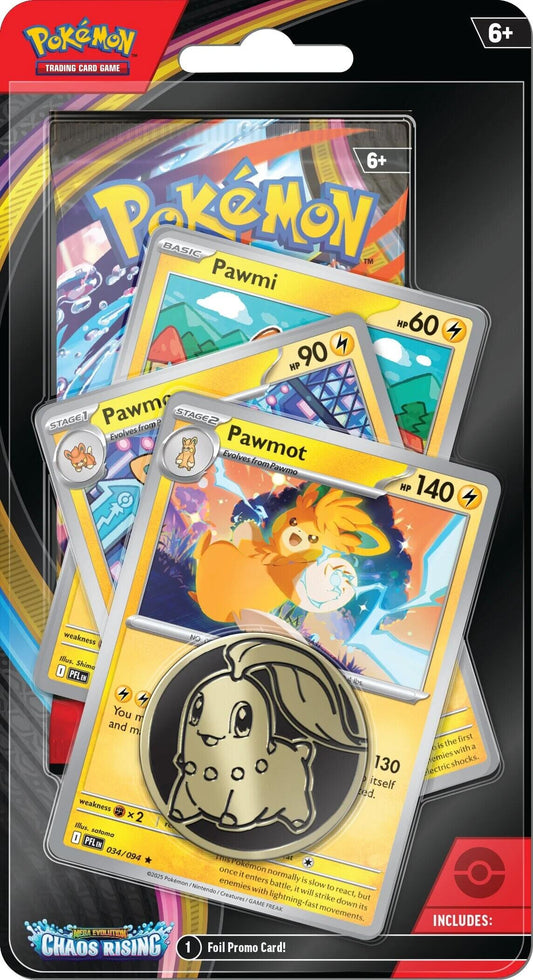 Chaos Rising Premium Checklane Blister [Pawmot Line] [CRI] Pokemon