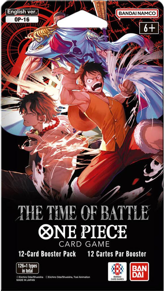 The Time of Battle Sleeved Booster Pack [OP16]