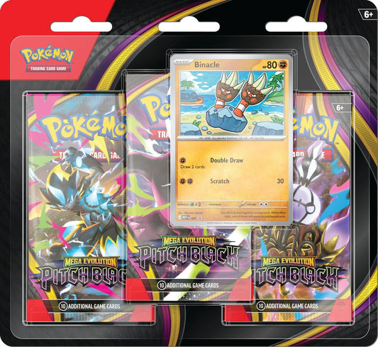 Pitch Black 3-Pack Blister [Binacle] [PBL - 3]