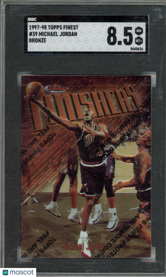 1997 Topps Finest Michael Jordan #39 Bronze SGC 8.5