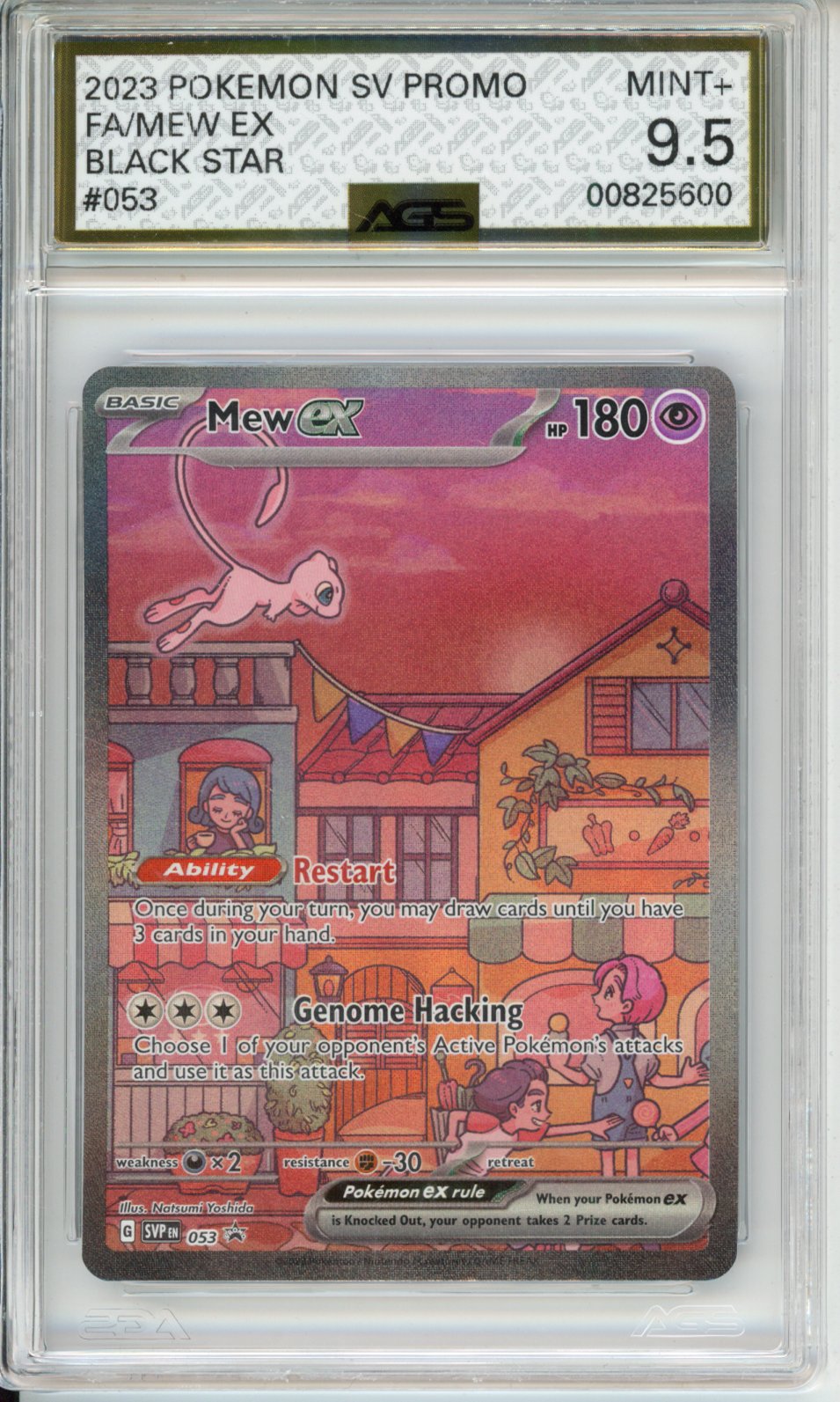 2023 Scarlet & Violet Series Scarlet and Violet Promos Mew ex #53 English AGS 9.5