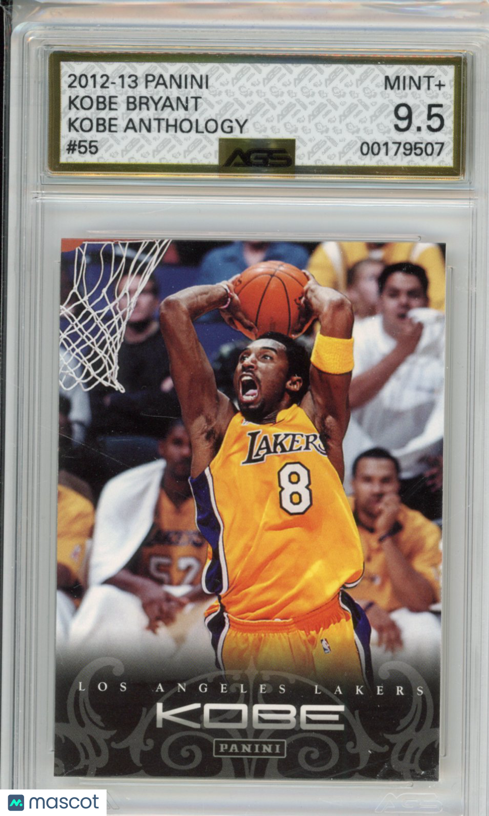 Basketball 2012-13 Panini Kobe Anthology KOBE BRYANT #055 AGS 9.5