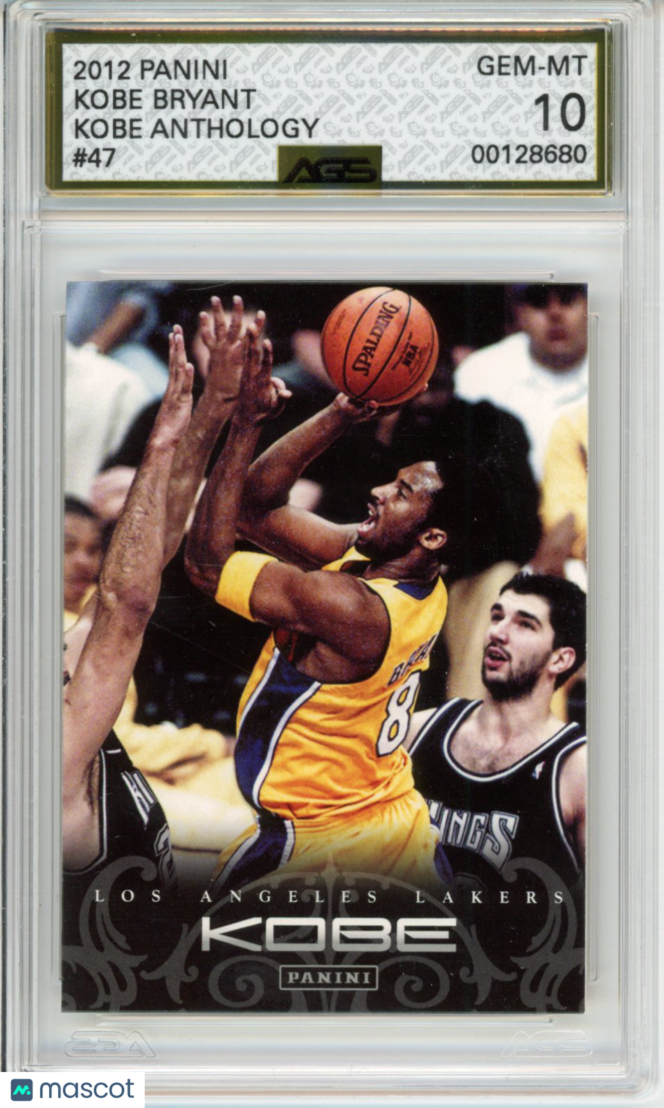 Basketball 2012-13 Panini Kobe Anthology KOBE BRYANT #047 Unlimited AGS 10