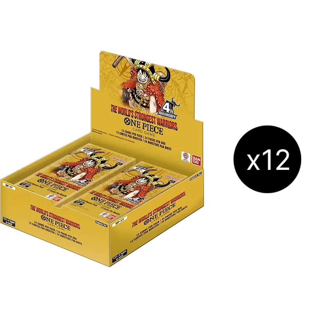 The World's Strongest Warriors Booster Box Case [OP17]