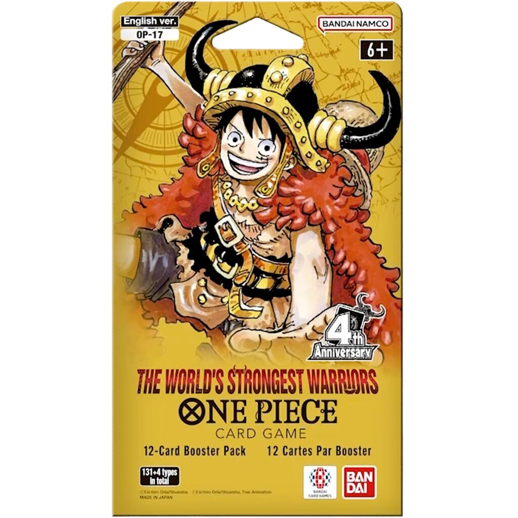 The World's Strongest Warriors Sleeved Booster Pack [OP17]