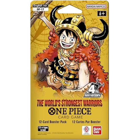 The World's Strongest Warriors Sleeved Booster Pack [OP17]