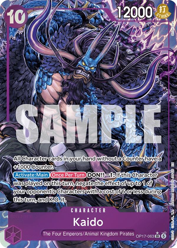 Kaido (Alternate Art) #OP17-063 The World's Strongest Warriors English