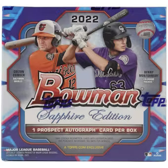 2022 Bowman Baseball Sapphire Edition Hobby Box