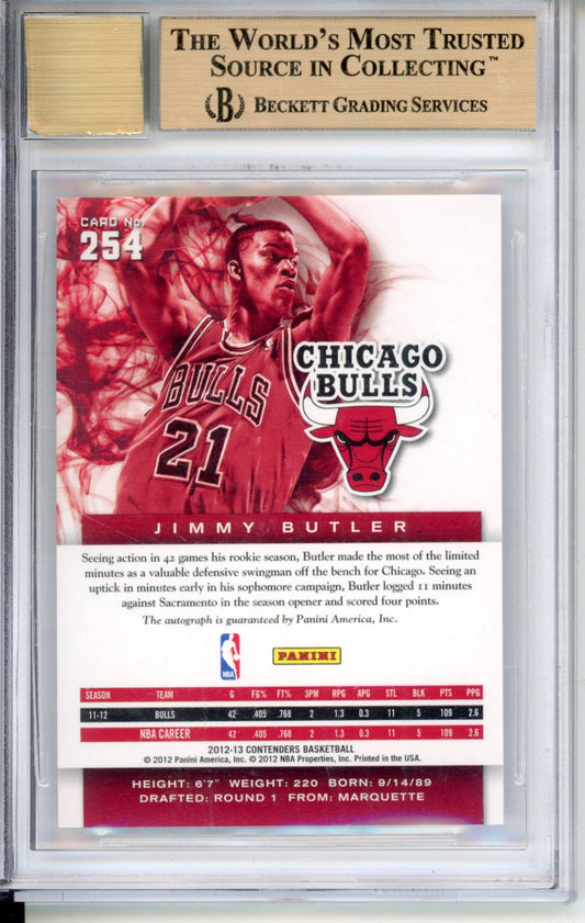 2012 Panini Contenders Jimmy Butler #254 BGS 9.5 Auto 10