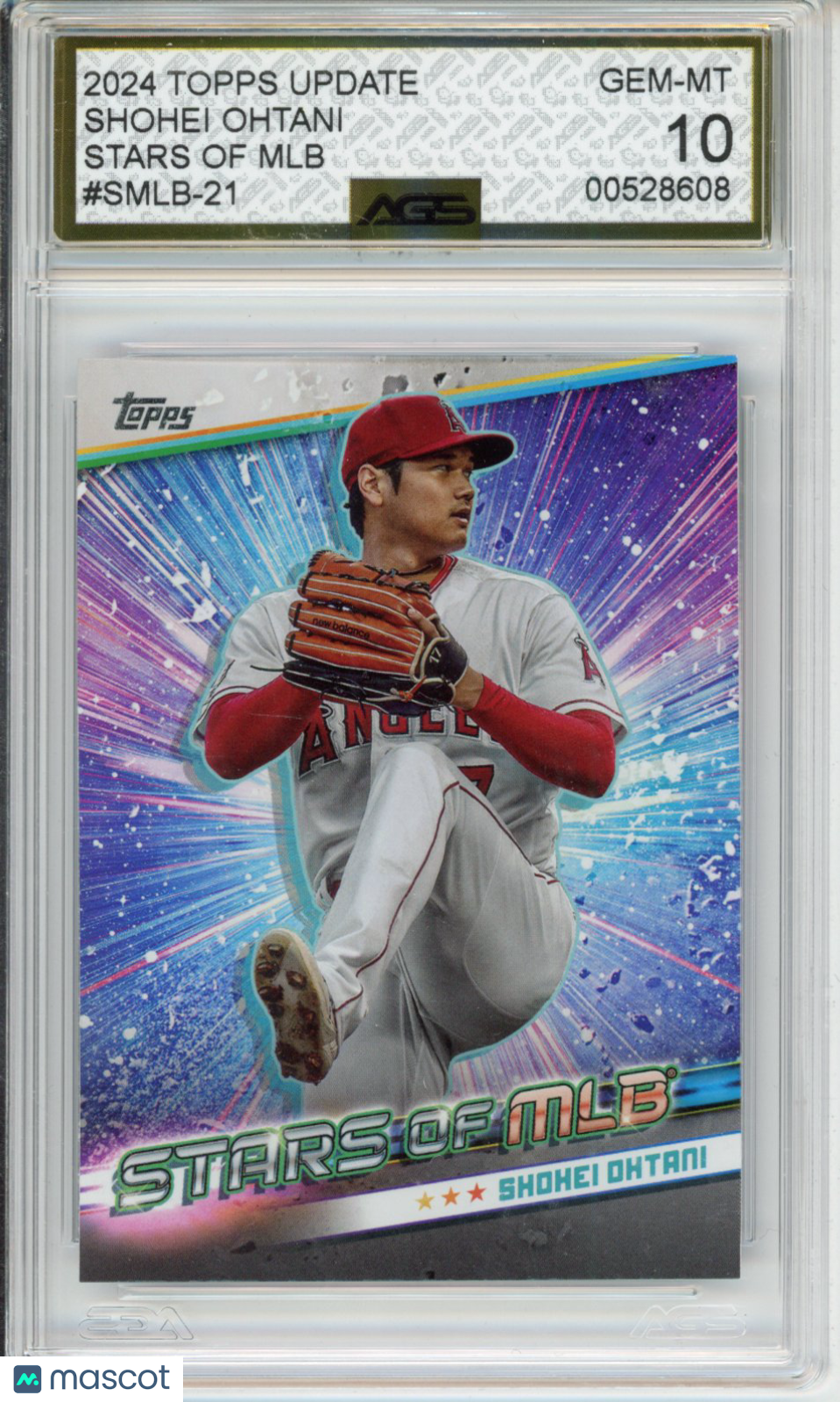 Baseball 2024 TOPPS UPDATE SERIES SHOHEI OHTANI #SMLB-21 Stars Of MLB AGS 10