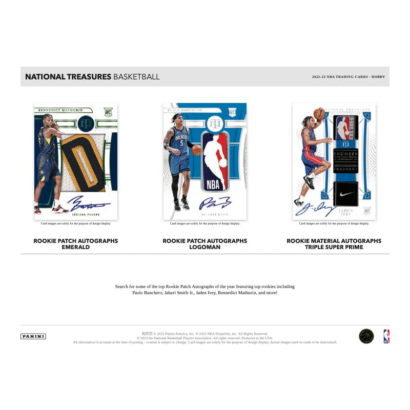 2022-23 Panini National Treasures Basketball Hobby Box