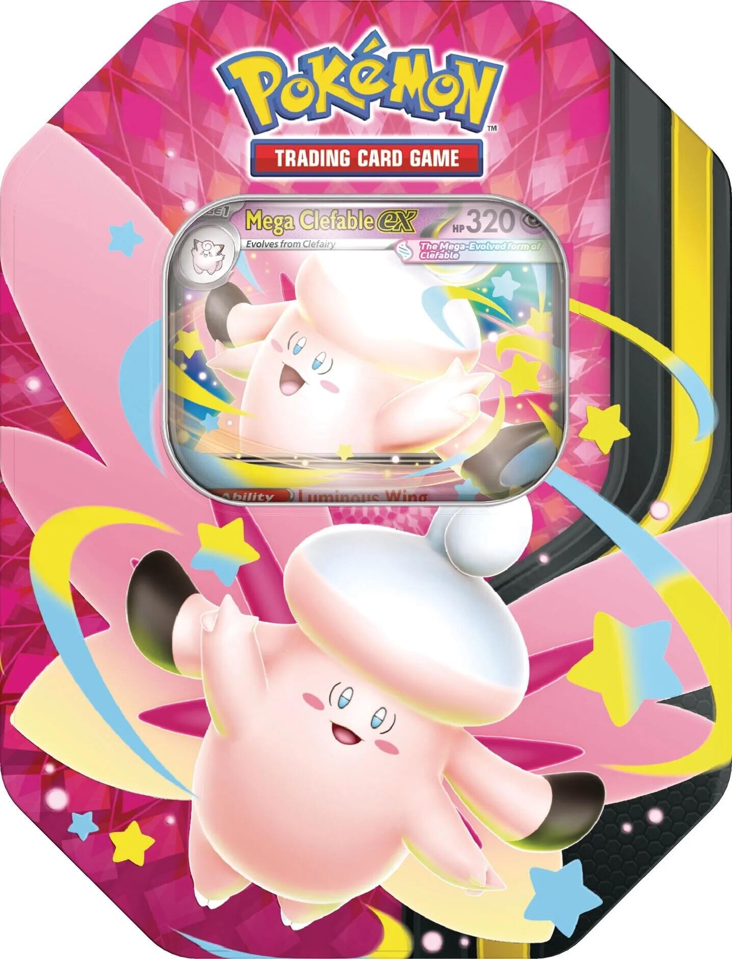 2020 Miscellaneous Cards & Products Mega Moonlit Tin [Mega Clefable ex] English Pokemon