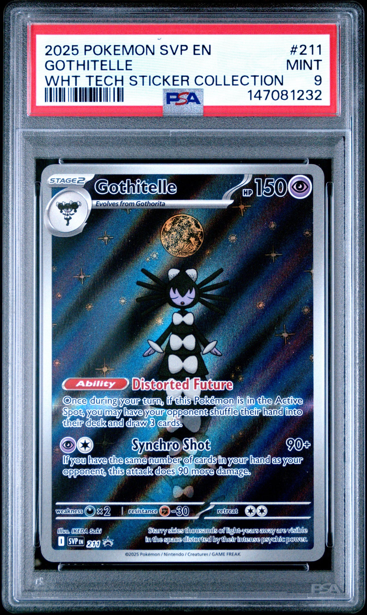 2025 SV: Scarlet & Violet Promo Cards Gothitelle #211 Base English PSA 9