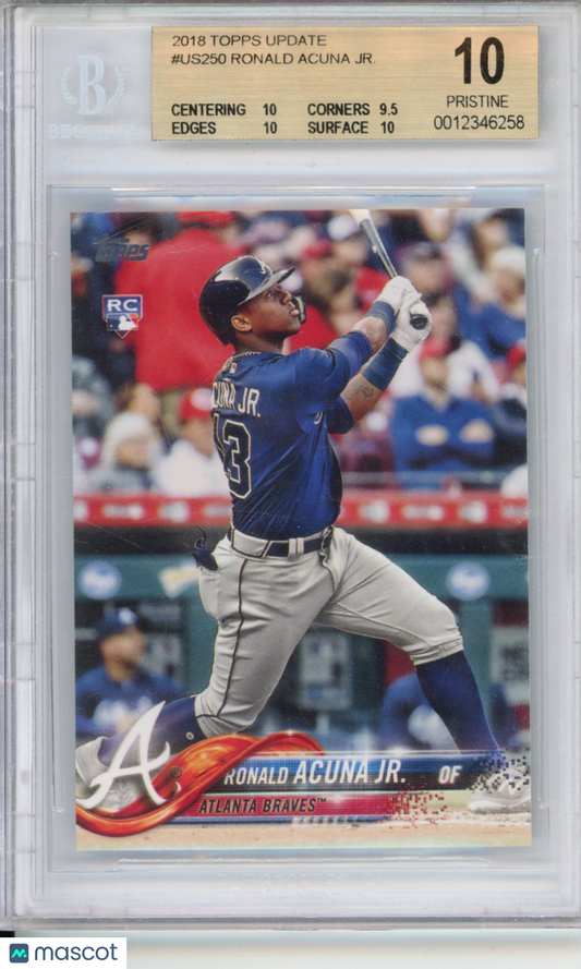 2018 Topps Update Ronald Acuna Jr. #US250 RC BGS 10