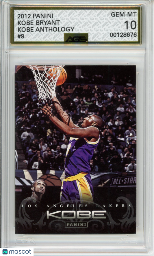 Basketball 2012-13 Panini Kobe Anthology KOBE BRYANT #009 AGS 10