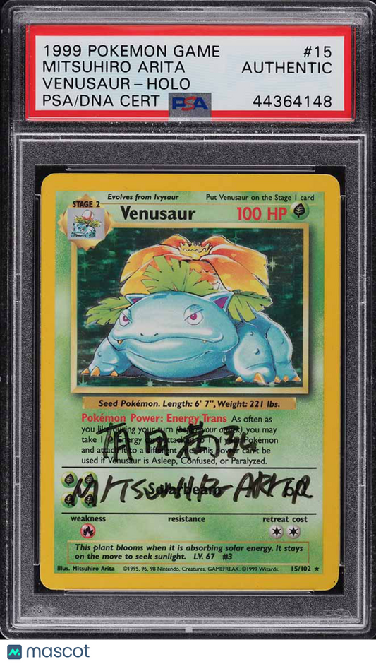 1999 Pokemon Base Set Venusaur #15/102