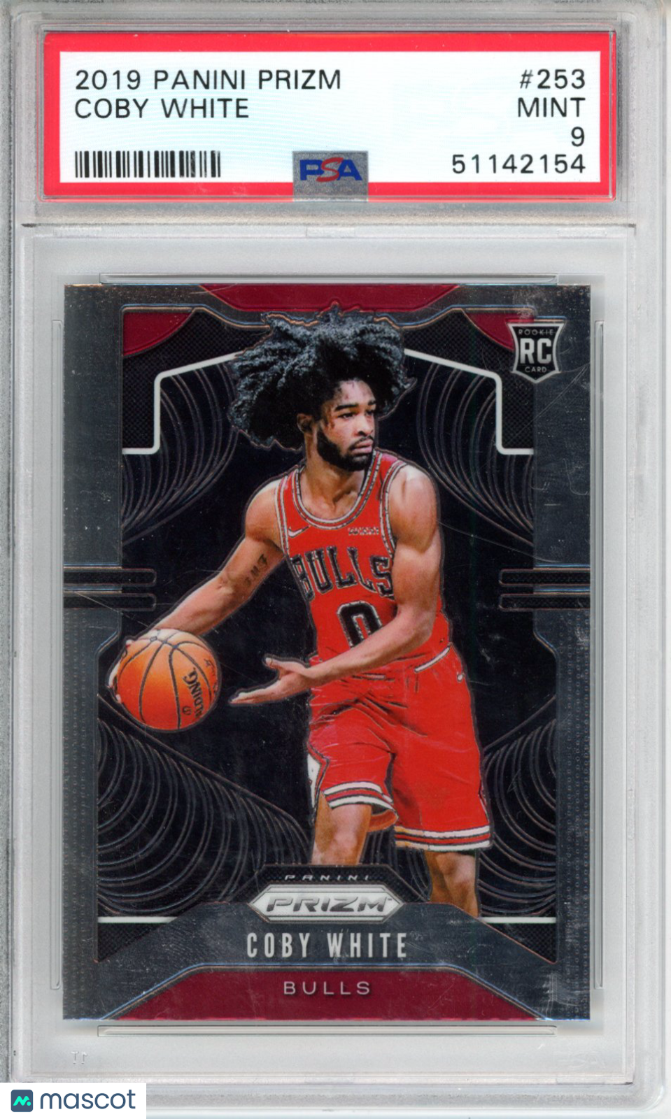 2019 Panini Prizm Coby White #253 PSA 9
