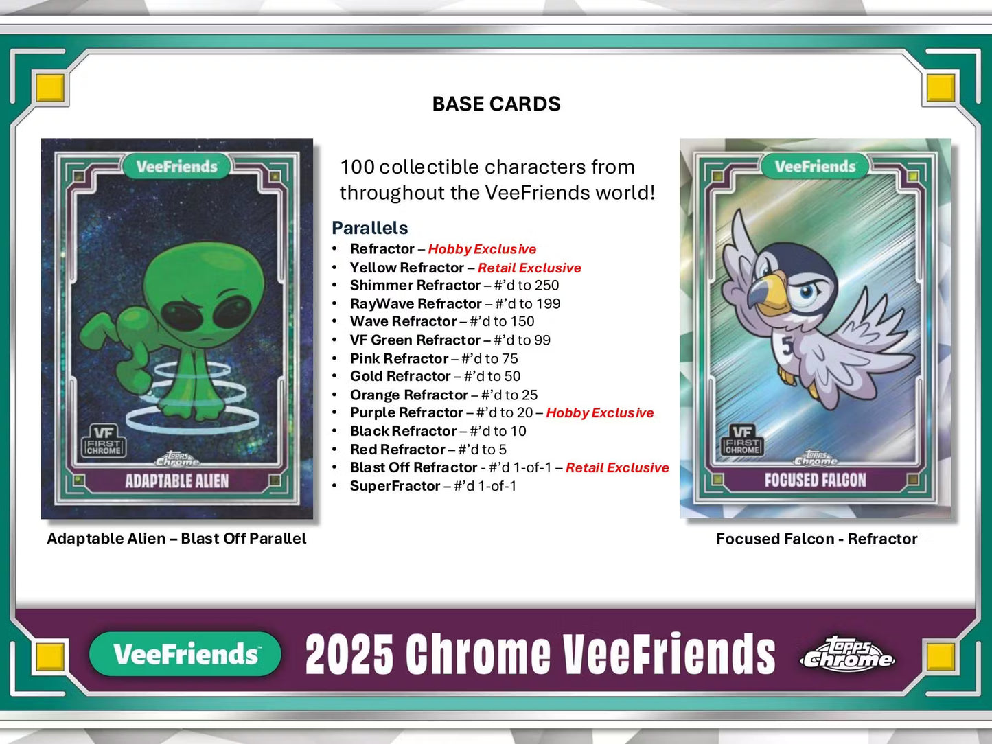 VeeFriends Chrome Blaster Pack (Topps 2025)