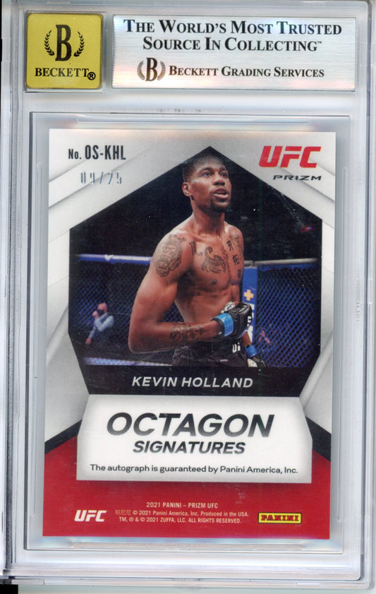 2021 Panini Prizm Kevin Holland #OSKHL BGS 8.5 Auto 10