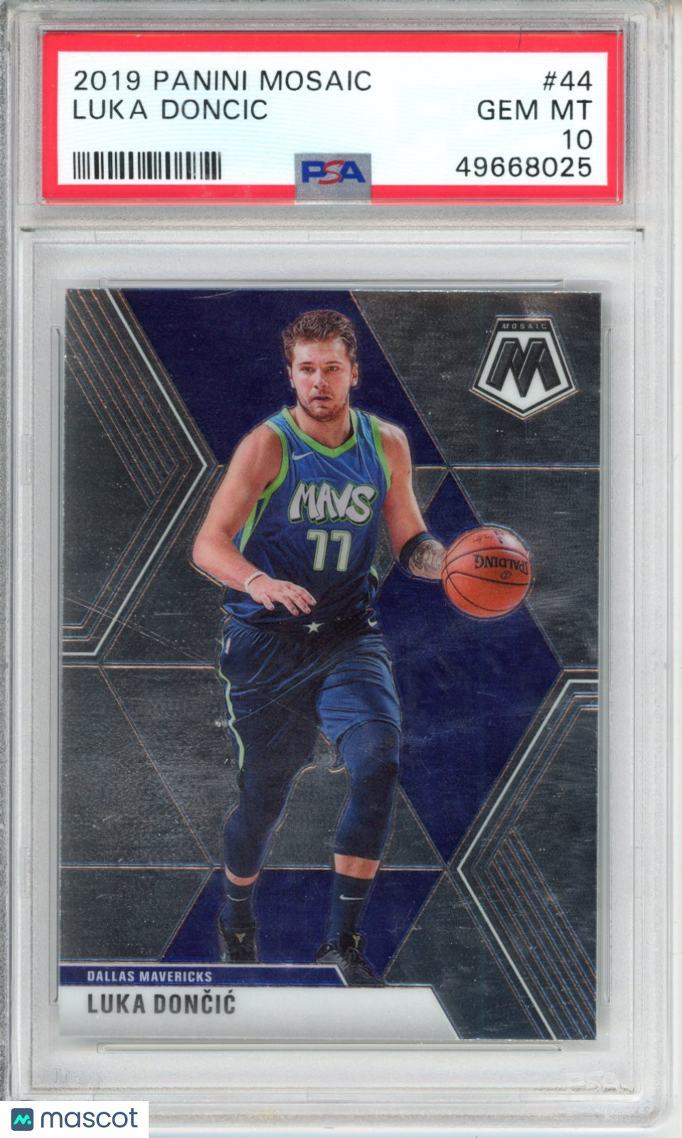 2019 Panini Mosaic Luka Doncic #44 PSA 10