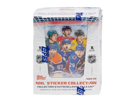 2025/26 Topps NHL Hockey Sticker Collection Box