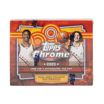 2025 Topps Chrome Mcdonald's All American Hobby Box