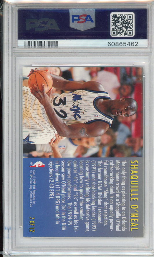 1995 Fleer Total D Shaquille O'Neal #7 PSA 9
