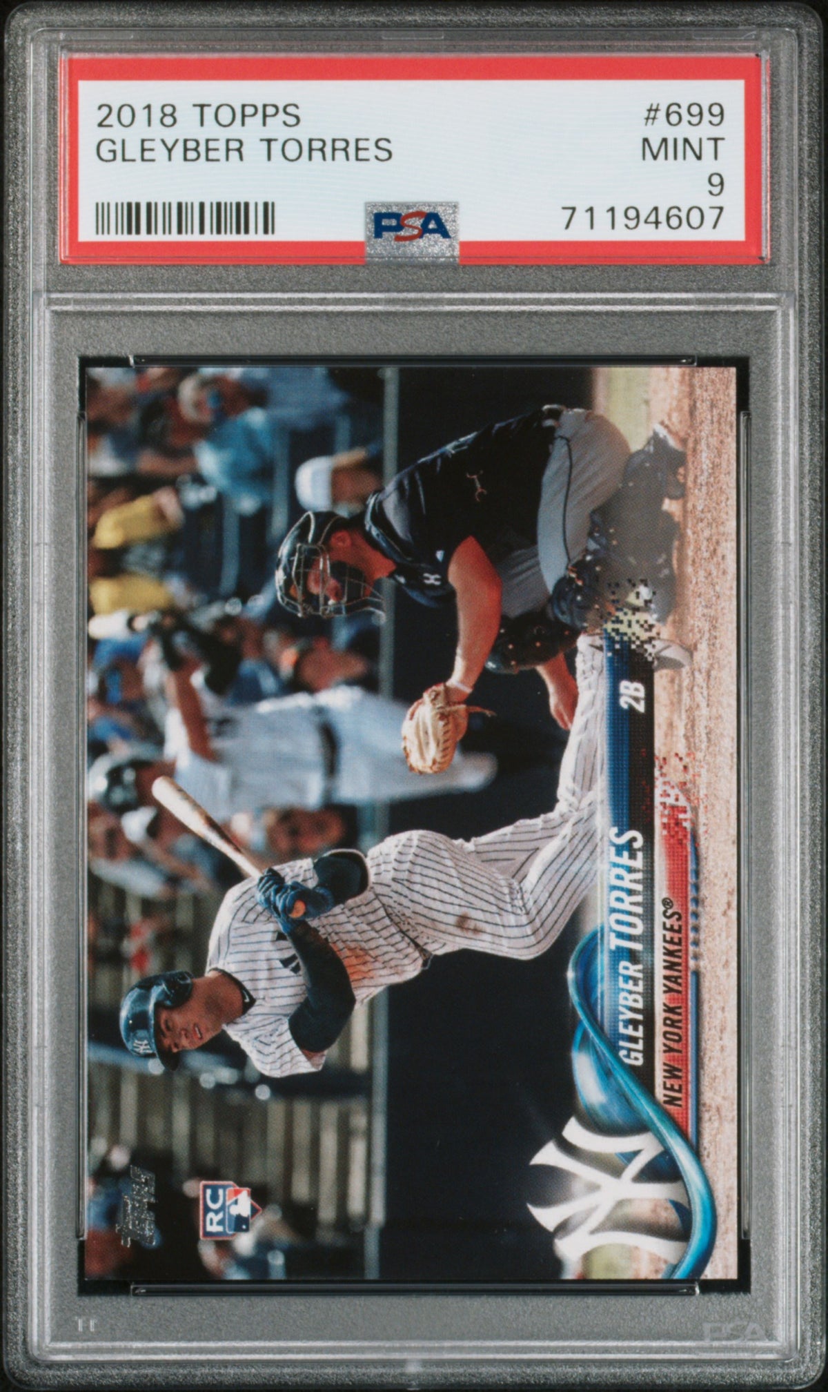 2018 Topps Baseball Gleyber Torres #699 Base English PSA 9