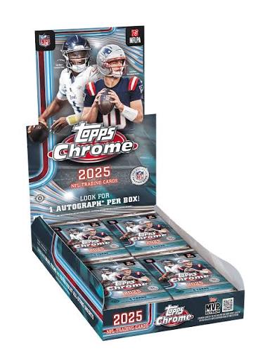 Rip Room 9/12/2026 — 2025 Topps Chrome Football Hobby Box — PYT (32 Teams)