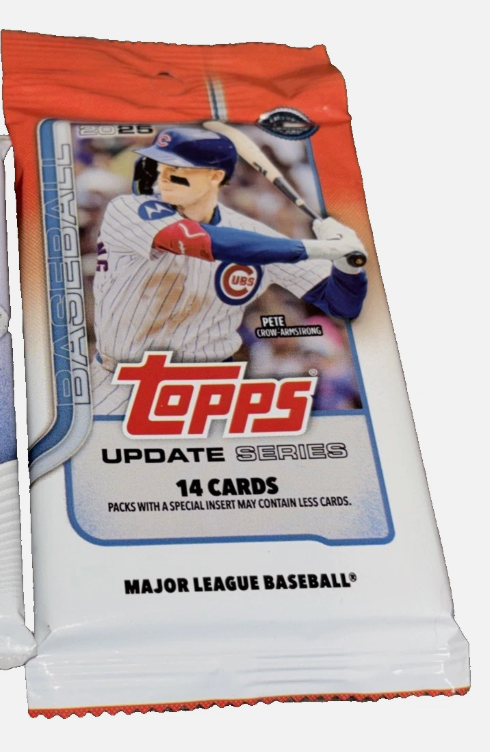 2025 Topps Update 14 Card Retail Pack - 1 single pack