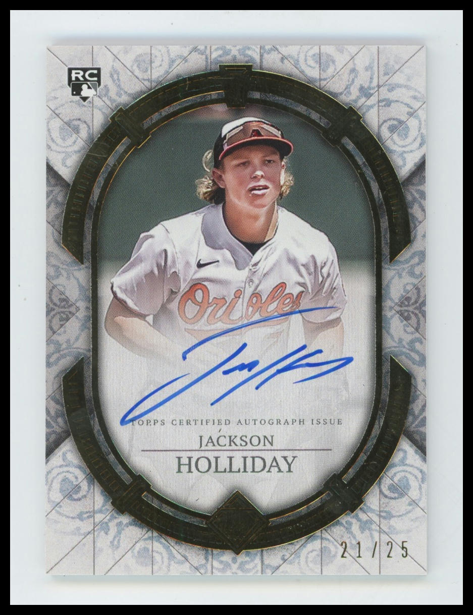 2024 Topps Transcendent Collection 21/25 Jackson Holliday #TCA-JH Rookie Auto RC