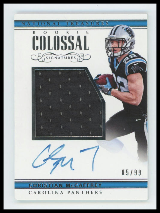 2017 Panini National Treasures - Rookie Colossal Signatures Christian McCaffrey
