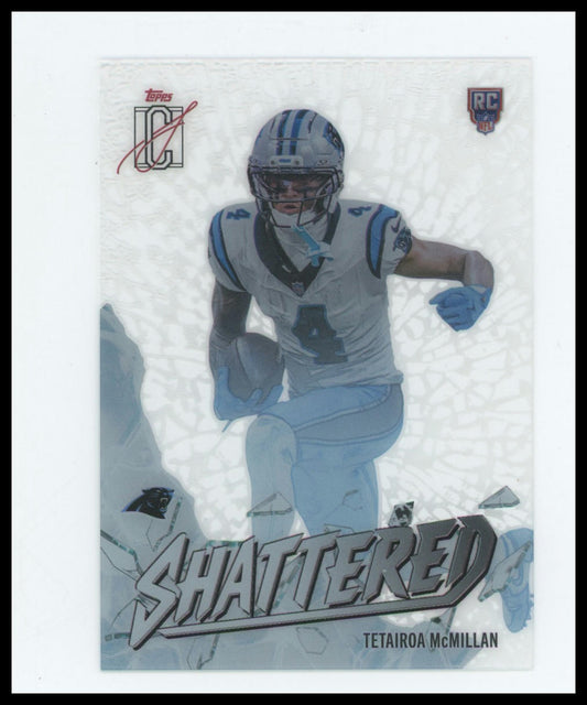 2025 Topps Signature Class Tetairoa McMillan RC Shattered S-5 Panthers SP
