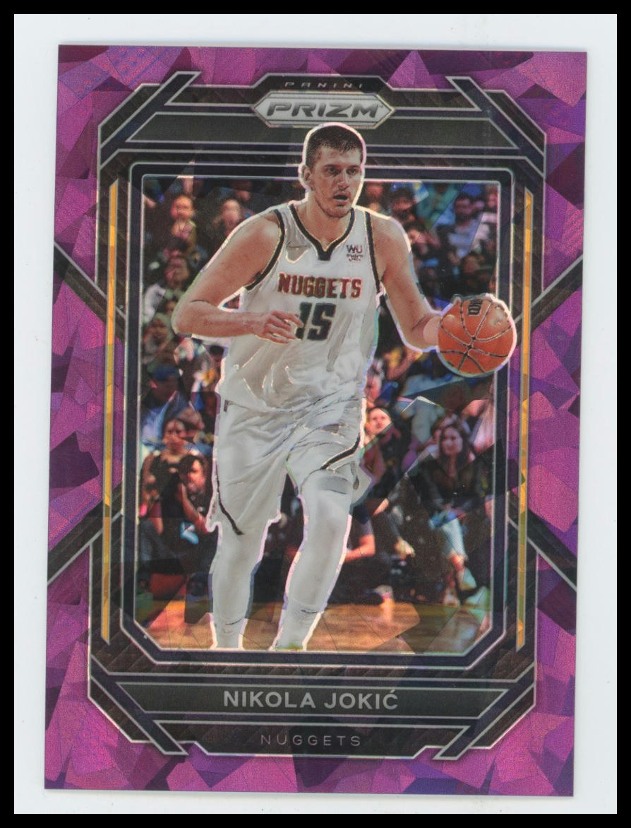 2022-23 Panini Prizm Nikola Jokic Purple Ice /149 #39