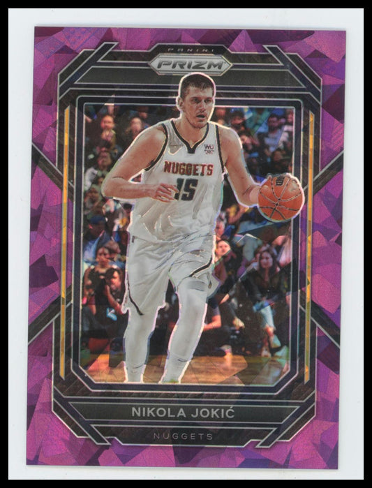 2022-23 Panini Prizm Nikola Jokic Purple Ice /149 #39