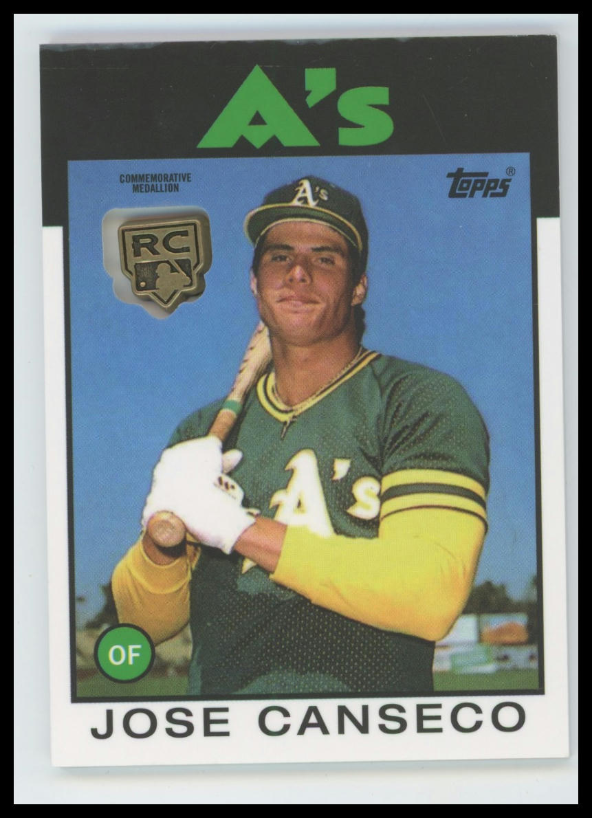 2020 Topps medallion Jose Canseco