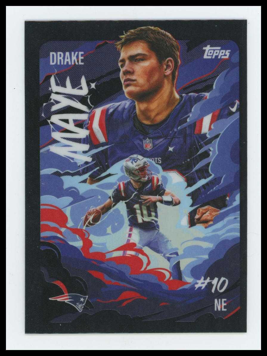 2025 Topps Chrome Drake Maye Ultraviolet #UV-10
