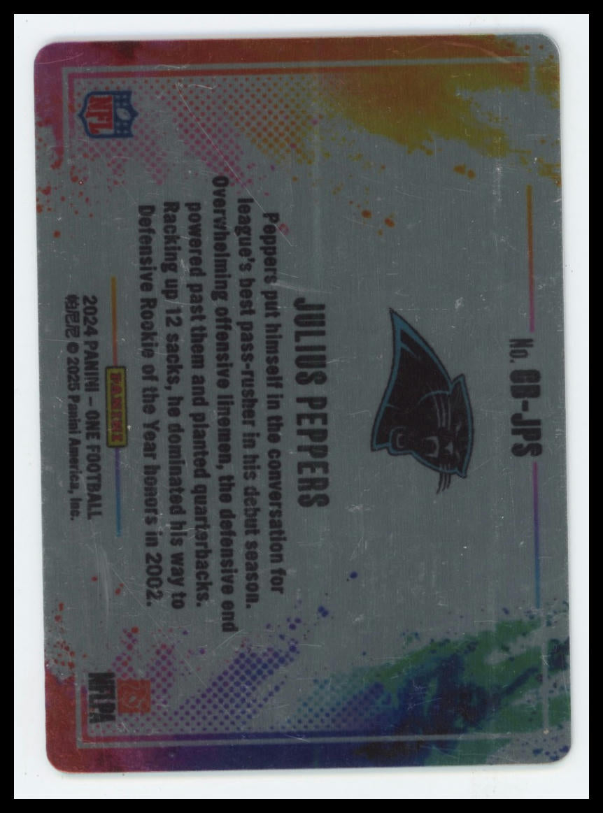 2024 Panini One Julius Peppers Metal Color Blast #CB-JPS