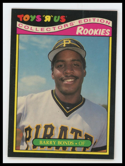 1987 Topps Toys "R" Us Rookies Barry Bonds