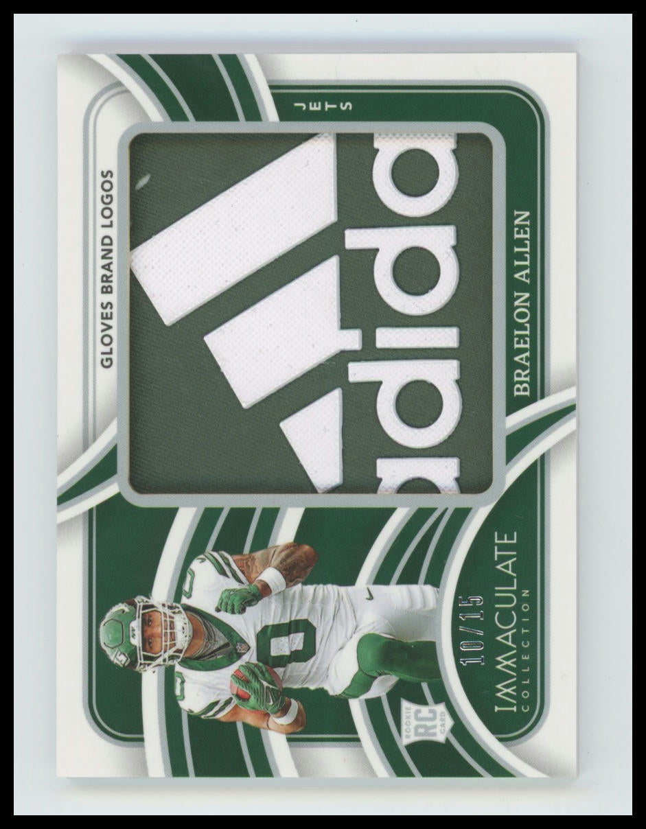 2024 Panini Immaculate - Rookie Gloves Brand Logos Braelon Allen RJL-BAN /15 RC