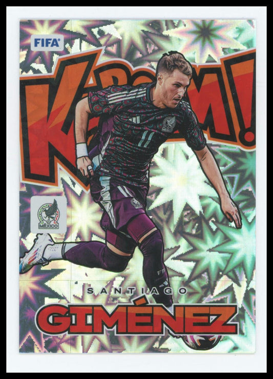 2024-25 Panini Donruss Santiago Gimenez Kaboom SP #5 Mexico