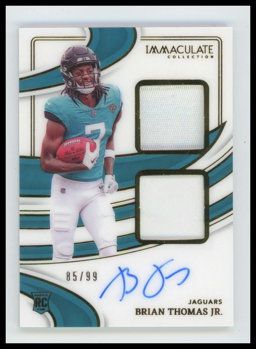 2024 Immaculate Brian Thomas Jr True RPA /99 Jacksonville Jaguars