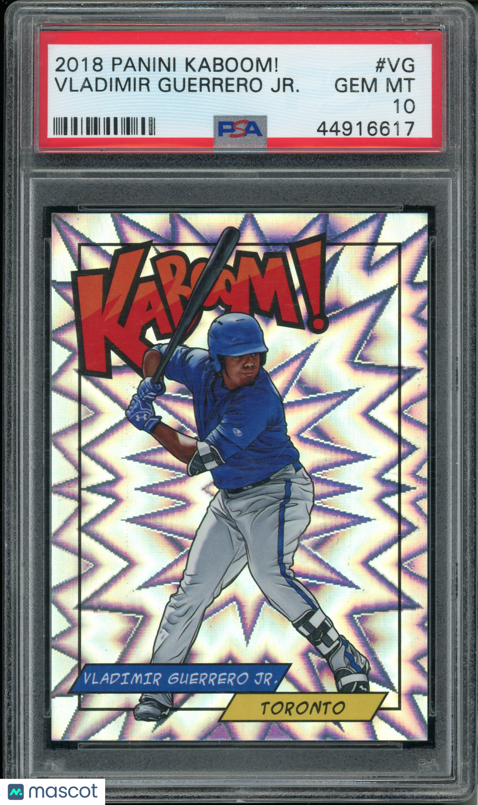 2018 Panini Kaboom! Vladimir Guerrero JR. #VG PSA 10
