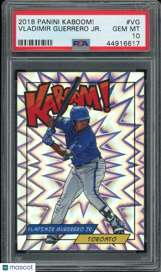2018 Panini Kaboom! Vladimir Guerrero JR. #VG PSA 10